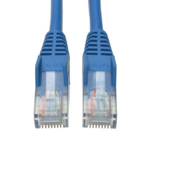 Tripp Lite Cat5e 350MHz Snagless Molded Patch Cable, RJ45, M/M, 5-ft, Blue