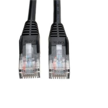 Tripp Lite Cat5e 350MHz Snagless Molded Patch Cable, RJ45, M/M, 30-ft, Black