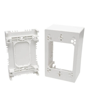 Tripp Lite Single-Gang Surface-Mount Junction Box, White, TAA