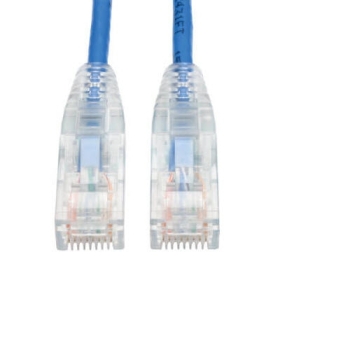 Tripp Lite Cat6 Gigabit Snagless Molded Slim UTP Patch Cable, RJ45, M/M, 1-ft