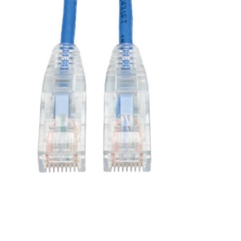 Tripp Lite Cat6 Gigabit Snagless Molded Slim UTP Patch Cable, RJ45, M/M, 4-ft