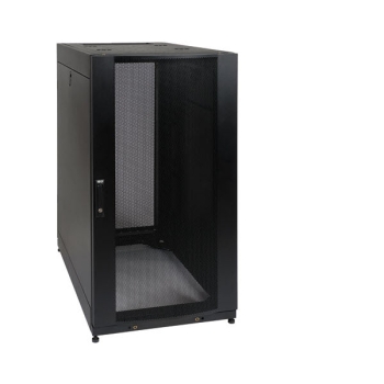 Tripp Lite SmartRack 25U Standard-Depth Rack Enclosure Cabinet with Doors, Side Panels and Shock Pallet