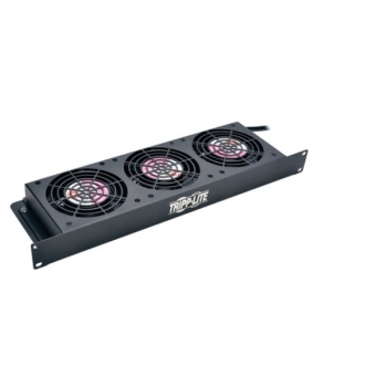 Tripp Lite SmartRack 1U Fan Tray, 3 120V High-Performance Fans, 210 CFM, 5-15P Plug