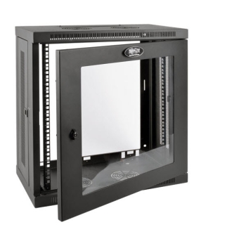 Tripp Lite SmartRack 12U Very Low-Profile Patch-Depth Rack Enclosure with Clear Acrylic Window