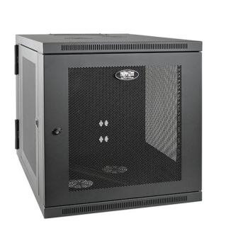 Tripp Lite SmartRack 12U Server-Depth Wall-Mount Rack Enclosure Cabinet, Hinged Back