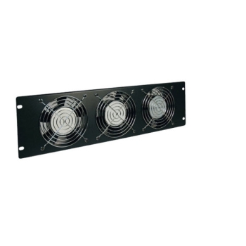 Tripp Lite SmartRack 3U Fan Panel - 3-120V High-Performance Fans, 210 CFM; 5-15P plug