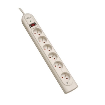 Tripp Lite Protect It! 230V Surge Protector with 6 French/Belgian Outlets, 2M Cord, 1140 Joules