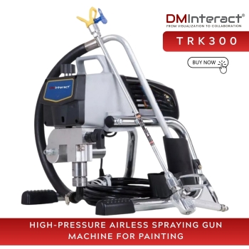 DM High-Pressure Airless Spraying Gun Machine for Painting 