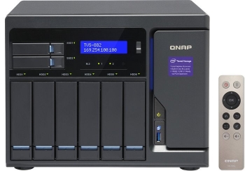 QNAP 8-Bay TurboNAS, SATA 6G, Core i3-6100 3.7 GHz, 8GB RAM