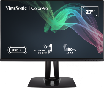 Viewsonic VP2756-2K 27" 2K QHD Pantone Validated 100% sRGB & Factory Pre-Calibrated with 60W USB-C Monitor