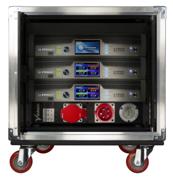 Crown  VRack-4x3500HD Enclosure W/PWR Dostro Amplifier Rack