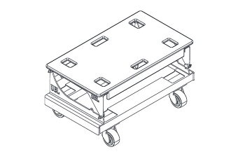 JBL VTX A8 VT Vertical Transporter cart
