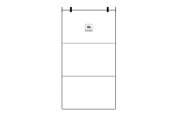 JBL VTX S25 VT CVRW Vertical Transporter Cover Wrap