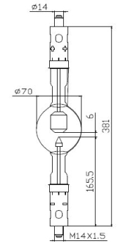 Christie CP2000-SB / Replacement Lamp XD4500HTP/G