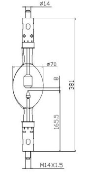 Christie CP2000 / Replacement Lamp XD6001HTP/G