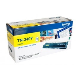 Brother TN 240 Yellow Toner Cartridge