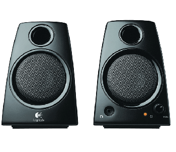 Logitech Z130 2-Way Black Wired 5 Watt Full Stereo Sound Speakers  