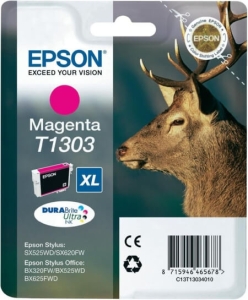 Epson T1303 XL Magenta Genuine Ink Cartridge (24ml)