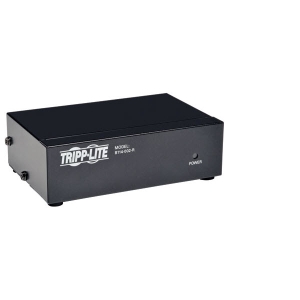 Tripp Lite 2-Port VGA/SVGA Video Splitter with Signal Booster, High Resolution Video, 350MHz, HD15 M/2xF