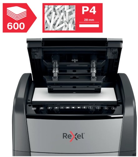 Rexel Optimum AutoFeed+ 150M Automatic Micro Cut Paper Shredder