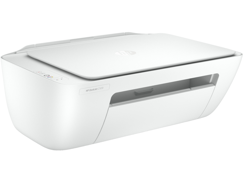 HP DeskJet 2320 Series All-in-One (OOV White) Right profile closed