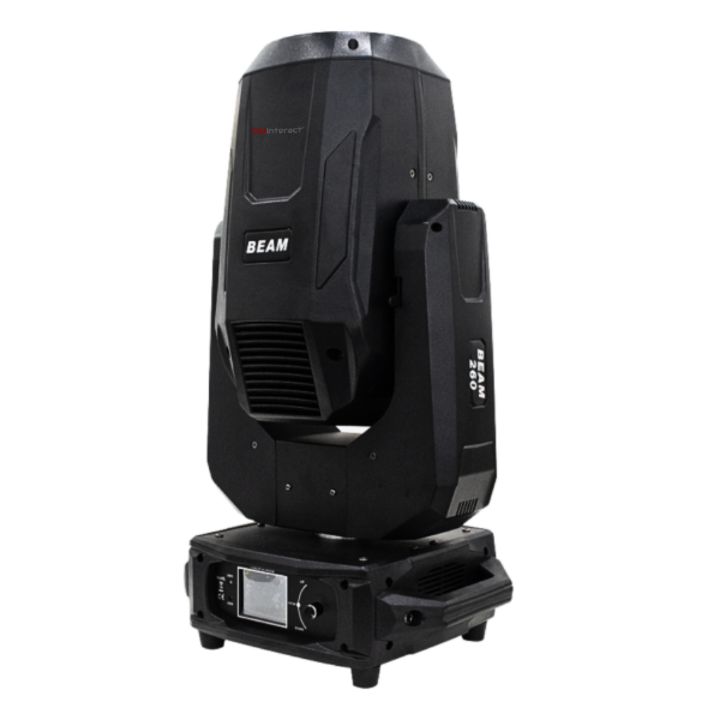 DMInteract DM-BL260W 3 in 1 260W DMX 17 Channels and 0–20° Linear Zoom Beam Stage Light
