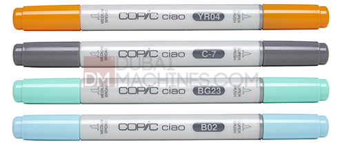 Buy Copic Ciao double ended marker in Dubai, UAE I want to see what variety of art markers are available before i decide that copic marker is the best.