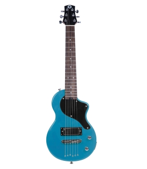 Carry-On BA226019 20.7" Gloss Finish Mini Electric Guitar - Blue