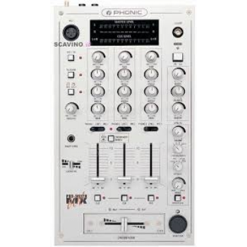Phonic MX600 4 Phone  4 Lines 3 Mic Inputs DJ Mixer