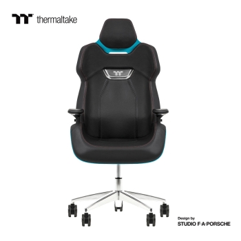 Thermaltake ARGENT E700 Real Leather Gaming Chair - Ocean Blue