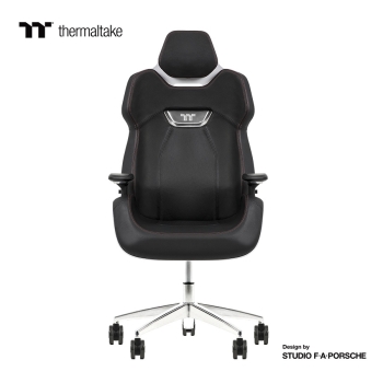Thermaltake ARGENT E700 Real Leather Gaming Chair - Glacier White