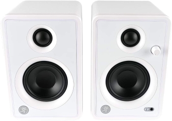 Mackie CR3-XBTLTD-WHT Creative Reference Series 3" Multimedia Monitor With Bluetooth Speakers