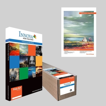 Innova IFA 12 1118x15m Soft Textured 315gsm Natural White Fine Art Paper- 44" Roll