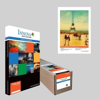 Innova IFA 13 1118x15m Cold Press Rough Textured 315gsm Natural White Art Printing Paper- 44" Roll