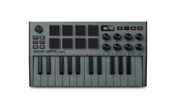AKAI Professional MPK Mini MK3 Compact Keyboard & Pad Controller - Grey 