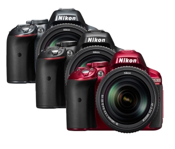 Nikon D5300 24.2MP DX-Format FHD Video Digital SLR Camera With AF-P 18-55 VR Kit