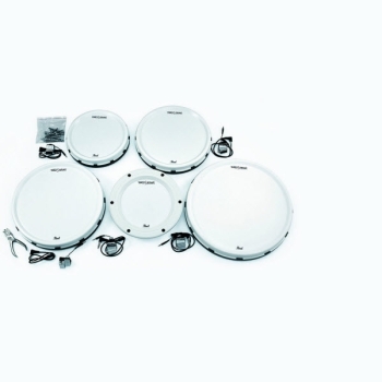 Pearl EPAD25 12", 13", 14", 16", Bass Drum Pad Set with No-Drill Jack & Short Cable