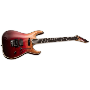ESP LMH1000HSQMBCHFD LTD MH-1000HS Quilted Maple, Black Cherry Fade Fnish Guitar 