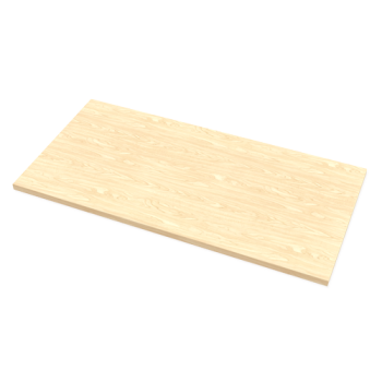 Fellowes Levado Worktop Only Maple (1600mm X 800mm)