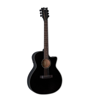 ESP LTD A-300E-Auditorium Body Acoustic Black Electric Guitar 