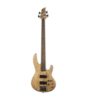 ESP LTD B-204SM Series 4-String Bass, Spalted Maple Natural Satin Finish Guitar