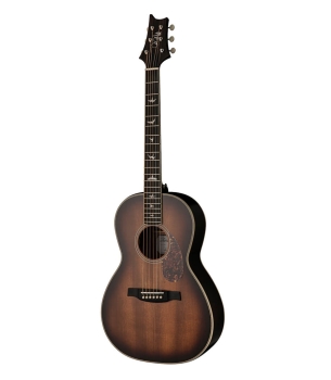 PRS SE Parlor P20E Limited Run Acoustic-Electric Guitar, Pink Lotus W-Gig Bag