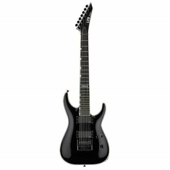 ESP LMH1007ETBLK LTD MH-1007 ET 7-String EverTune Black Finish Guitar 