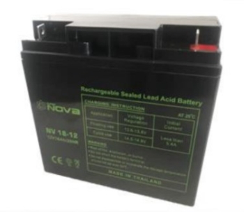 Nova NV18-12 Volts AGM-VRLA Sealed Lead Acid Battery 