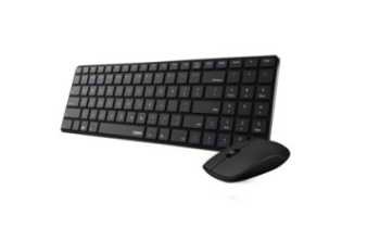 Rapoo 9300M Combo Ultra-Slim Black Multimode Keyboard & Mouse-Multi Color 