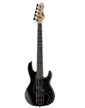 ESP LTD-AP Series 5-String Bass, Black Finish Guitar 